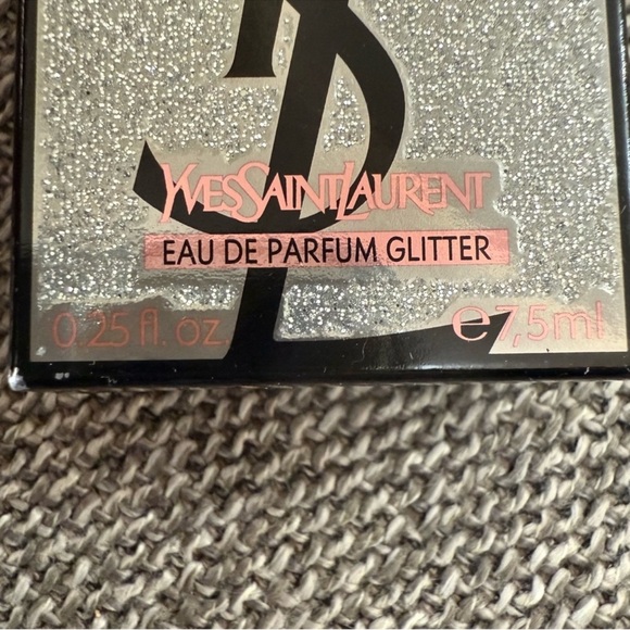 Yves Saint Laurent Black Opium Eau de Parfum Glitter Miniature Travel Size 7.5ml - Picture 9 of 12